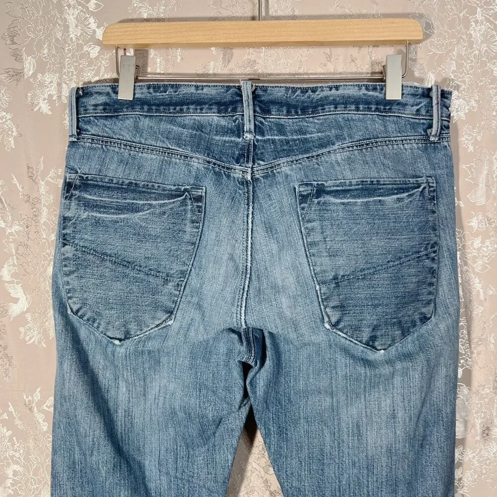 Banana Republic Men's Medium Wash Mid Rise Skinny Jeans Size 32 x 34